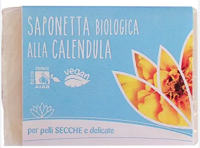 Fior di Loto Saponetta alla Calendula Biologica 100g